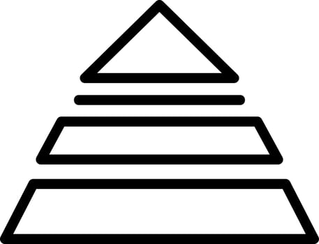 Pyramid Vector Icon Design