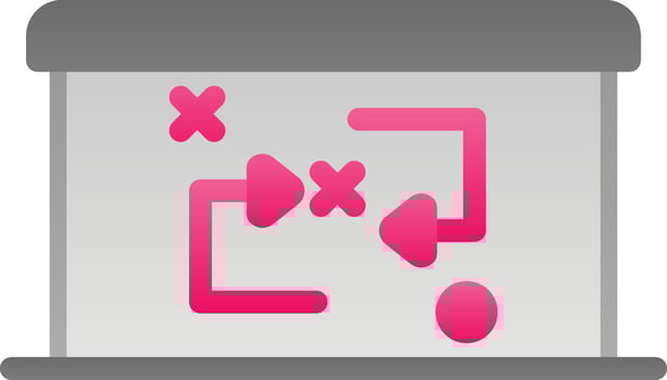 Planning Strategy Vector Icon Design