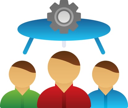 Brainstorming Vector Icon Design