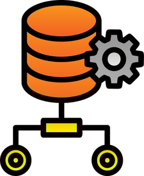Data Storage Vector Icon Design