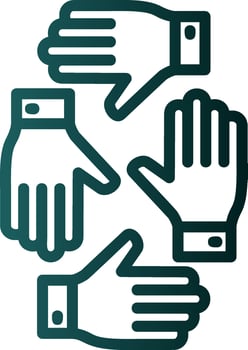 Teamwork Vector Icon Design