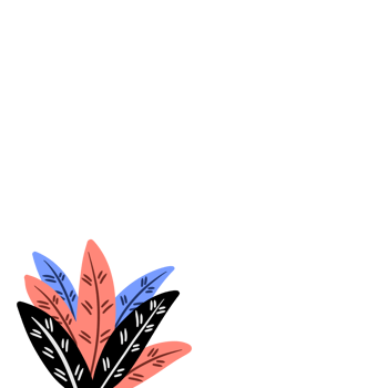Decorative Aesthetic Leaf Ornament Element png