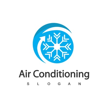 Air Conditioning Logo, HVAC Logo Concept vector