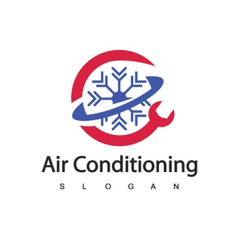 Air Conditioning Logo, HVAC Logo Concept vector