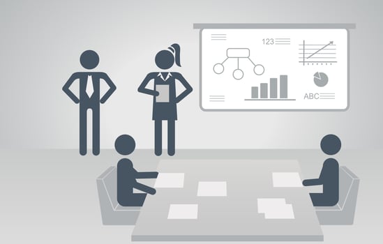meeting brainstorming office vector