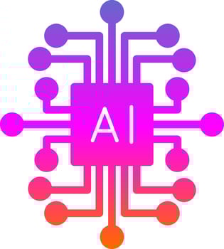 Artificial Intelligence Vector Icon Design