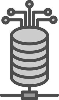 Big Data Vector Icon Design