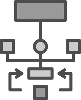 Algorithm Vector Icon Design