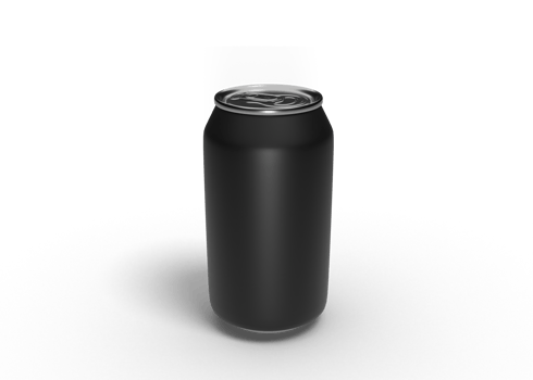 Soda or soft drink can mockup png