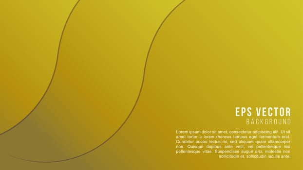 Abstract yellow geometric background. Dynamic shapes composition. Cool background design for posters. Vector illustration