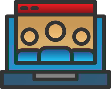 Lookalike Audiences Vector Icon Design