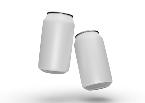 Soda or soft drink can mockup png
