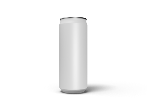Soda or soft drink can mockup png