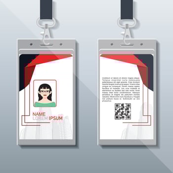 Company Identity Card Design vector