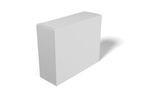 Square or rectangle box packaging mockup png