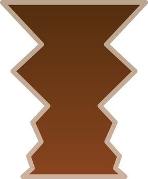 Negative Space Vector Icon Design