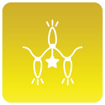 Festoon Which Can Easily Modify Or Edit vector