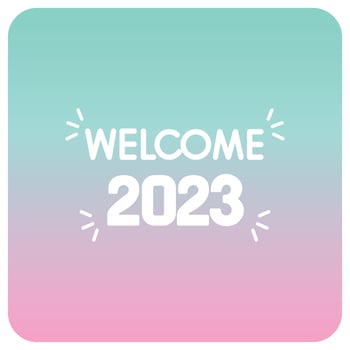 Welcome 2023 Which Can Easily Modify Or Edit vector