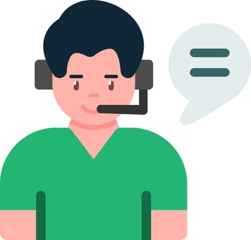 Customer Service Vector Icon Design