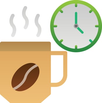 Coffee Break Vector Icon Design