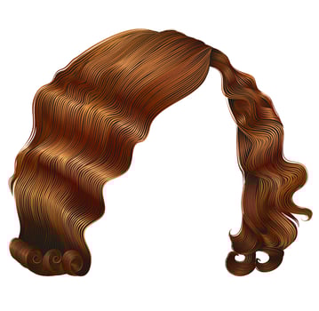 trendy woman hairs  kare red colors . beauty fashion . retro style curls .   realistic 3d . vector