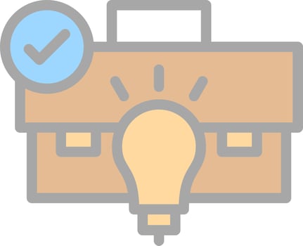 Business Solution Vector Icon Design