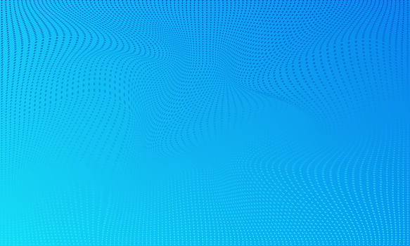 Abstract technology dot background design, futuristic banner background design with gradient blue color vector