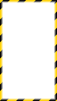 Yellow Caution Tape Frame png