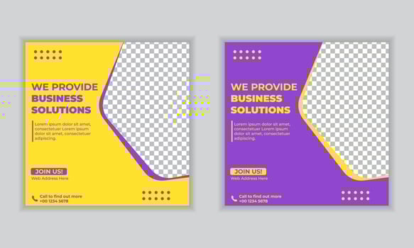 DIGITAL MARKETING SOCIAL MEDIA BANNER TEMPLATE vector