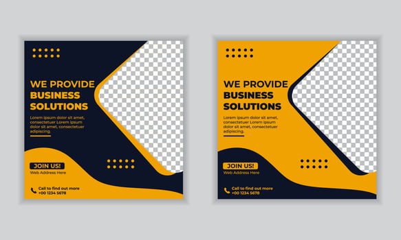 DIGITAL MARKETING SOCIAL MEDIA BANNER TEMPLATE vector