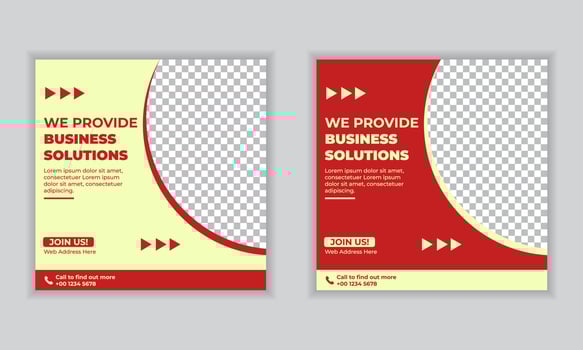 DIGITAL MARKETING SOCIAL MEDIA BANNER TEMPLATE vector