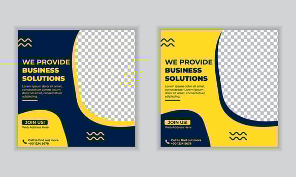 DIGITAL MARKETING SOCIAL MEDIA BANNER TEMPLATE vector