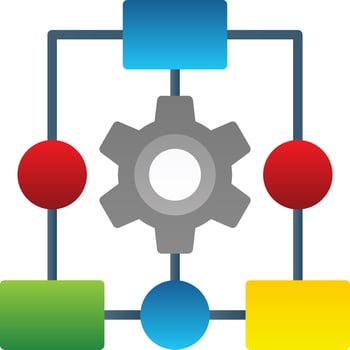 Workflow Process Vector Icon Design