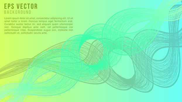 Colorful geometric background. Liquid wavy lines color background design. Fluid shapes composition. Vector illustration