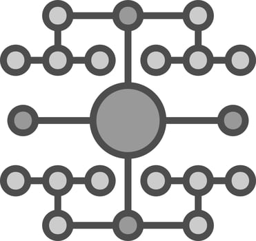 Concept Map Vector Icon Design