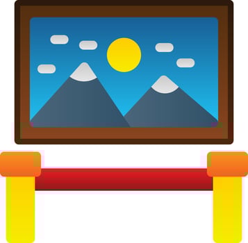 Exhibition Vector Icon Design