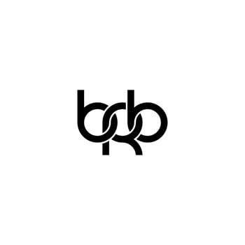 Letters BRB Logo Simple Modern Clean vector