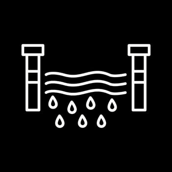 Water Dam Vector Icon