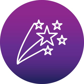 Shooting Star Vector Icon