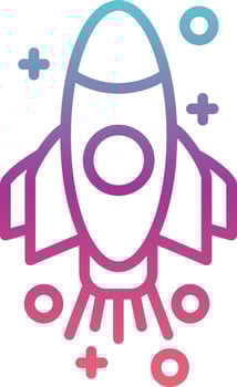 Rocket Vector Icon
