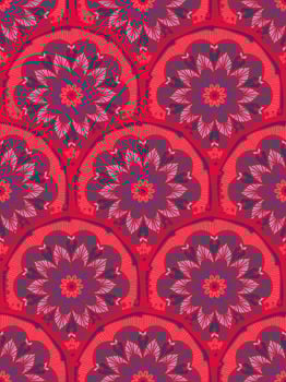 Mandala Seamless Pattern vector