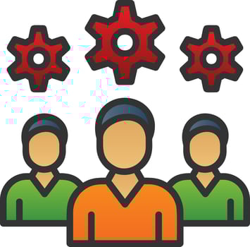 Hr Planning Vector Icon Design