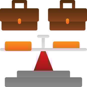 Counterbalance Vector Icon Design