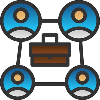 Job Rotation Vector Icon Design
