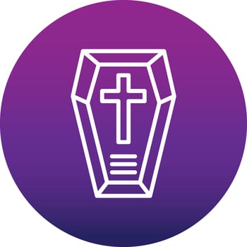 Coffin Vector Icon