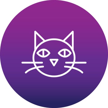 Black Cat Vector Icon