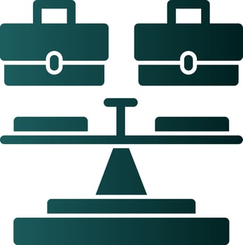 Counterbalance Vector Icon Design