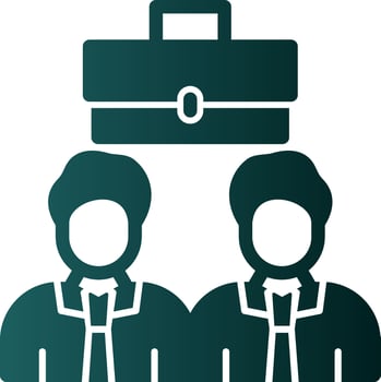 Business Team Vector Icon Design