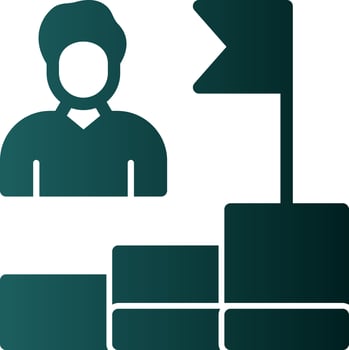 Go To Success Vector Icon Design