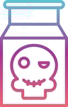 devil bottle Vector Icon